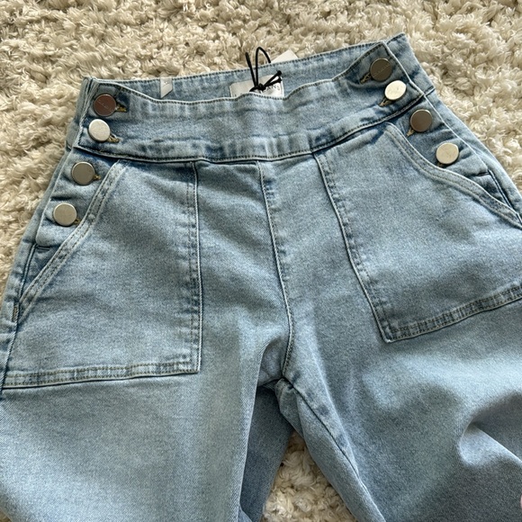 Lola Jeans Colette High Rise Wide Leg Jeans Light Blue 26 BNWT - Picture 13 of 13